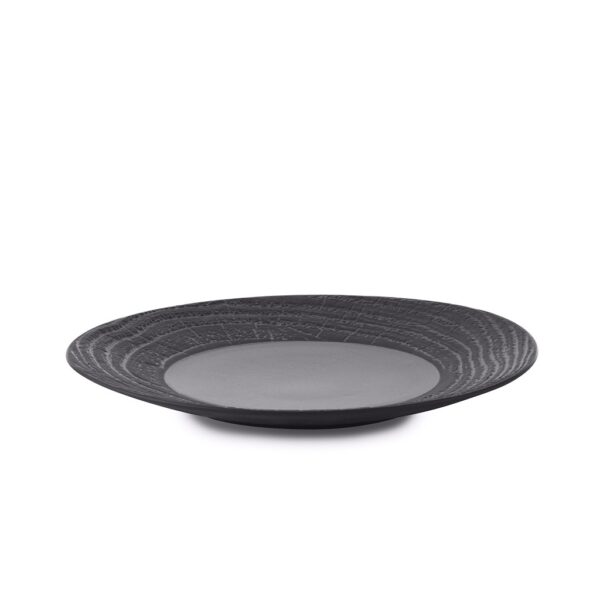 ARBORESCENCE LIQUORICE DINNER PLATE 26,5M 26,5X26,5X3,2CM