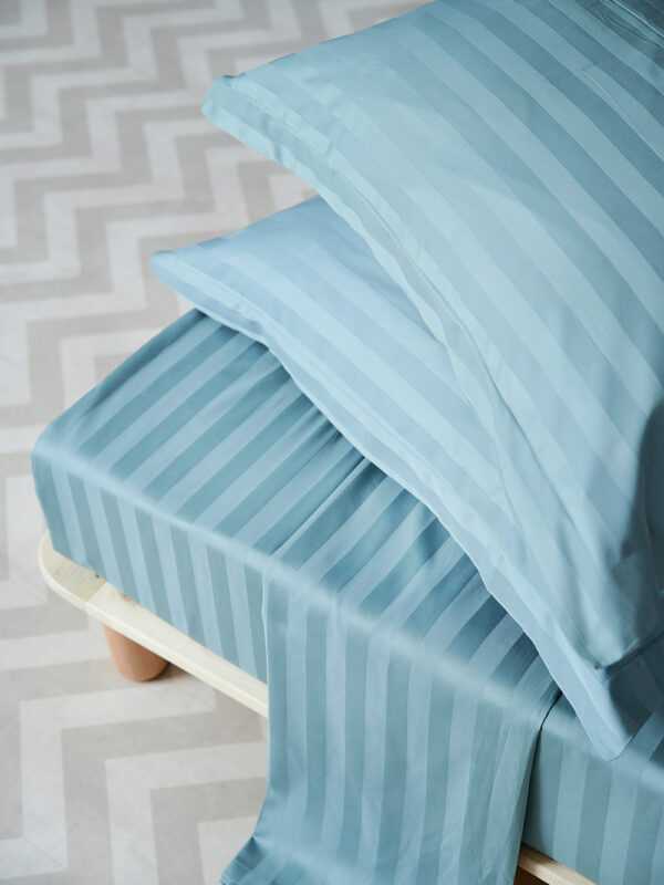 Σετ Υπέρδιπλα Σεντόνια 240x270 SATIN STRIPES PEARL