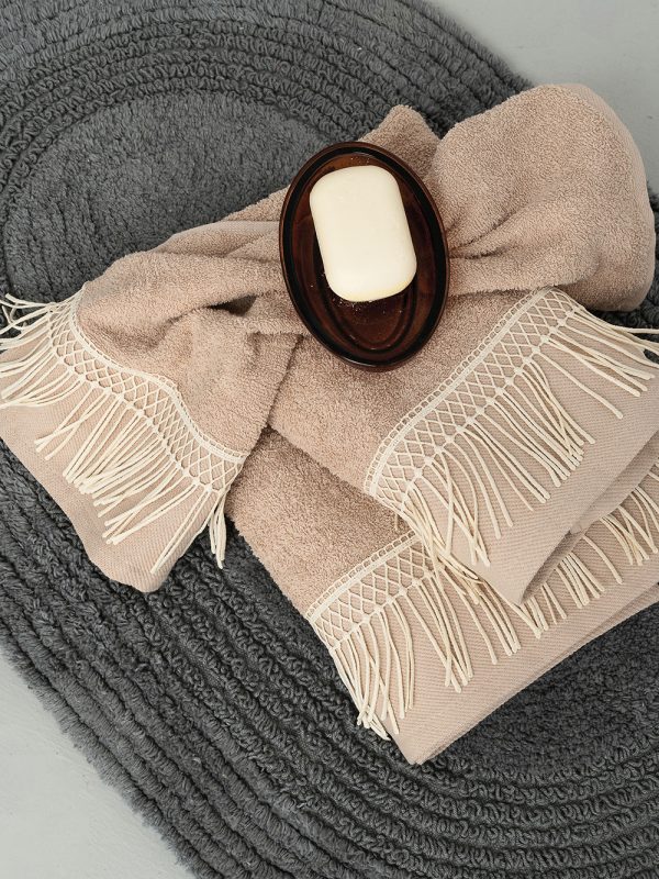 Σετ Πετσετες Towels Collection HARPER BEIGE