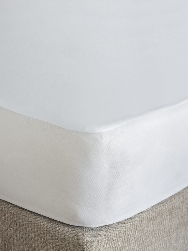 Κάλυμμα Ημίδιπλο White Comfort 100x200+35 JERSEY WATERPROOF