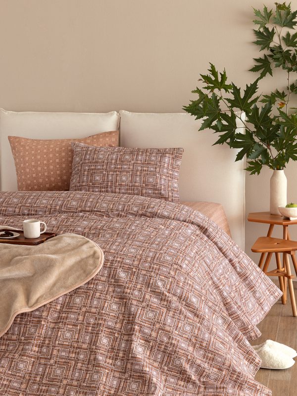 Σετ King Size Σεντόνια Flannel Beauty 280x265 FB0229