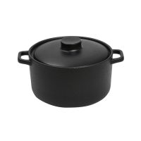 LAVA ΚΑΤΣΑΡΟΛΑ STONEWARE ΜΑΥΡΗ 1300ML D: 17 H: 10CM