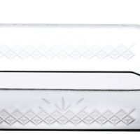 UP.OR. BORCAM RECT. TRAY TEMP. 2750CC 36,1X21X6,4CM GB1.OB4