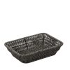 ΨΩΜΙΕΡΑ SYNTH. RATTAN ΟΡΘ. M ΓΚΡΙ 24Χ16Χ6ΕΚ (smA)