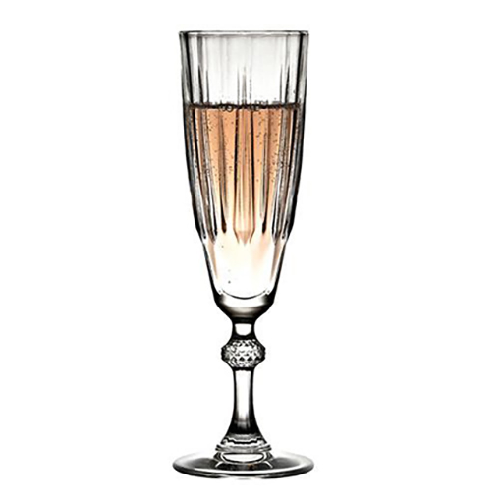 DIAMOND CHAMPAGNE GLASS 170CC 20.6EK P/720 GB6.OB24.