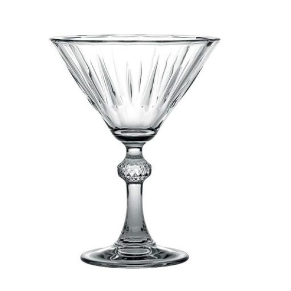 DIAMOND MARTINI GLASS 238CC 23.8 EK P/288 GB6.OB24.