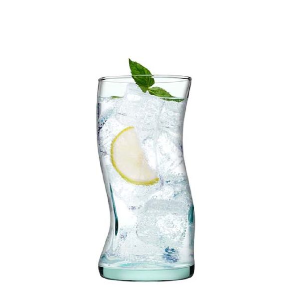 AMORF LONG DRINK 440CC H: 15 D: 7CM MADE OF RECYCLED GLASS P/840 GB4.OB24