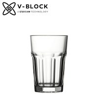 V-BLOCK CASABLANCA TEMPERED LD 355CC 12.2CM P/864 GB6.OB24.