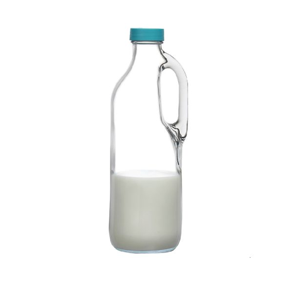 BASIC BOTTLE W/BLUE LID 1400ML H:29 D:10CM P/216 OB6/PR.BC.