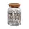 DIS. LABYRINTH SILVER ΔΟΧΕΙΟ ΜΕ ΚΑΠΑΚΙ 890ML 10X14,5EK