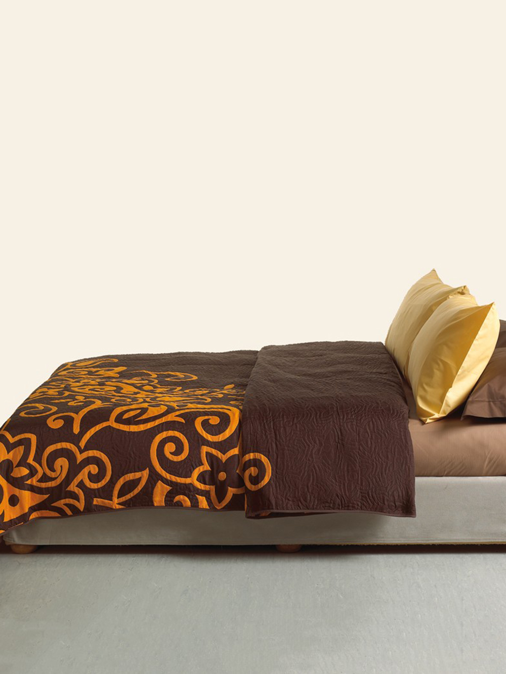 Κουβέρτα Cotton Rich 160x260 SILVESTRE ORANGE/BROWN