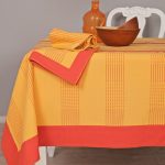 Σετ 4 Πετσέτες Φαγητού Festosi 45x50 KP-372 GOLD/TERRACOTTA