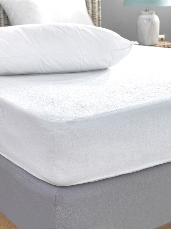 Κάλυμμα Μονό White Comfort 100x200+30 WATERPROOF