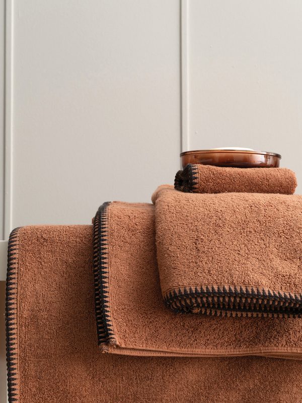 Πετσέτα Προσώπου Towels Collection 50x90 BROOKLYN TAN