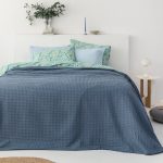 Κουβέρτα Πικέ 250x240 MARCIE STEEL