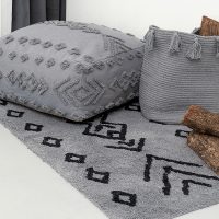 Διακοσμητικο Καλαθι Με Χερουλια Home Décor 30x40 FABIAN GREY