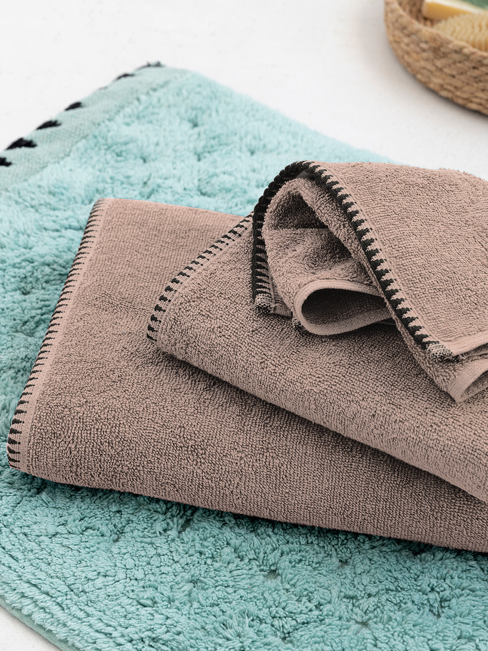 Πετσέτα Προσώπου Towels Collection 50x90 BROOKLYN TAUPE