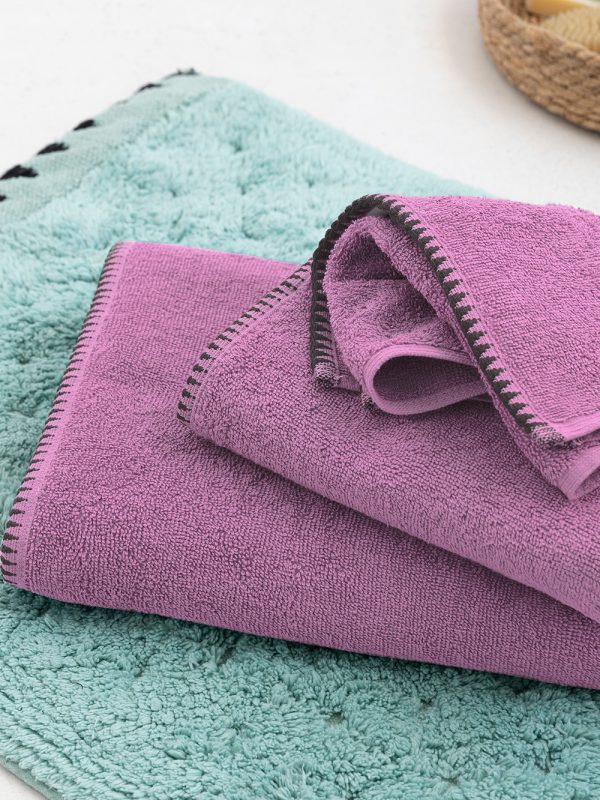 Πετσέτα Λουτρού Towels Collection 70x140 BROOKLYN VIOLET