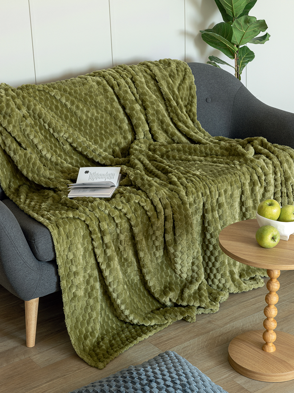 Κουβέρτα Fleece 160x220 ASTER GREEN