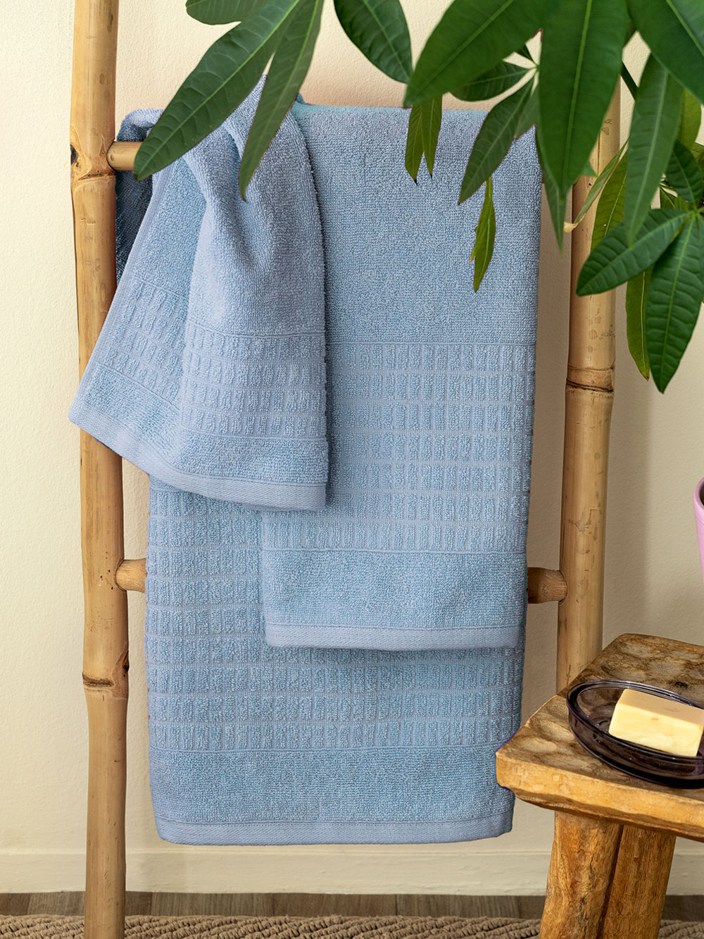 Σετ Πετσετες Towels Collection ROLL BLUE