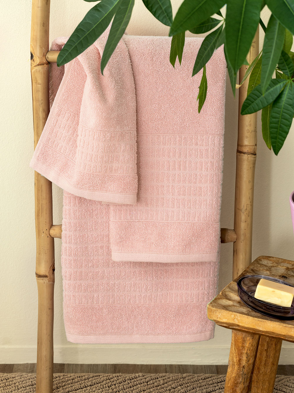 Πετσέτα Χεριών Towels Collection 30x50 ROLL BLUSH