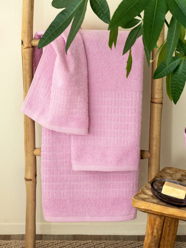 Πετσέτα Λουτρού Towels Collection 100x150 ROLL PINK