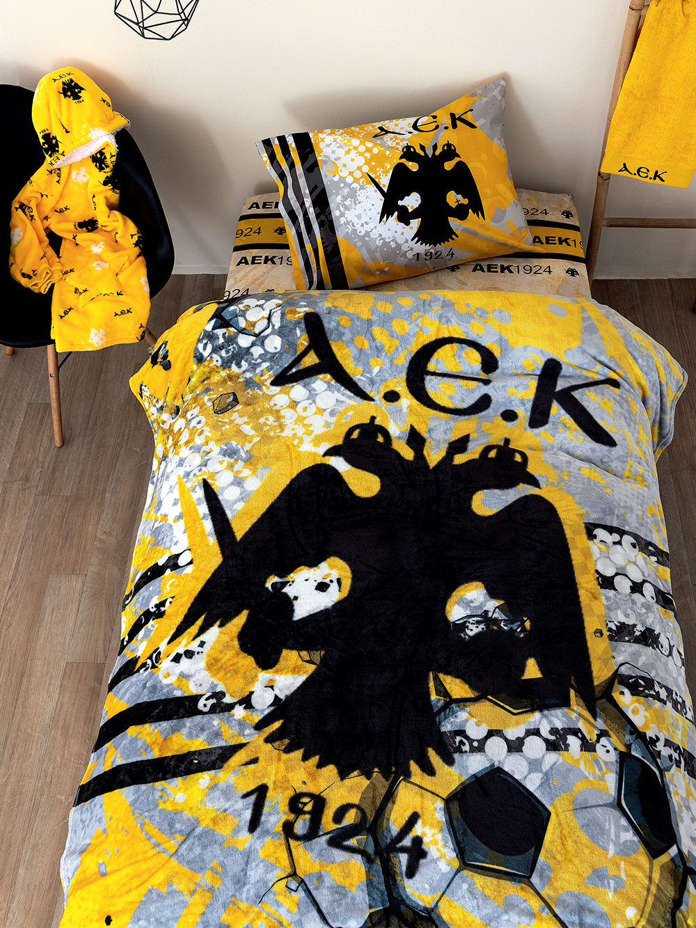 Κουβέρτα Fleece Μονή DG 160x220 AEK