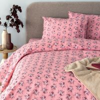 Σετ Σεντόνια Υπέρδιπλα Flannel Beauty 240x265 FB0231 Με Λάστιχο