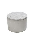 DIS. ΔΟΧΕΙΟ ΜΕΣΑΙΟ ΚΥΛΙΝΔΡΙΚΟ ΜΕ ΚΑΠΑΚΙ ΜΩΣΑΙΚΟ ΑΝΟΙΧΤΟ ΓΚΡΙ 10Χ10Χ9ΕΚ