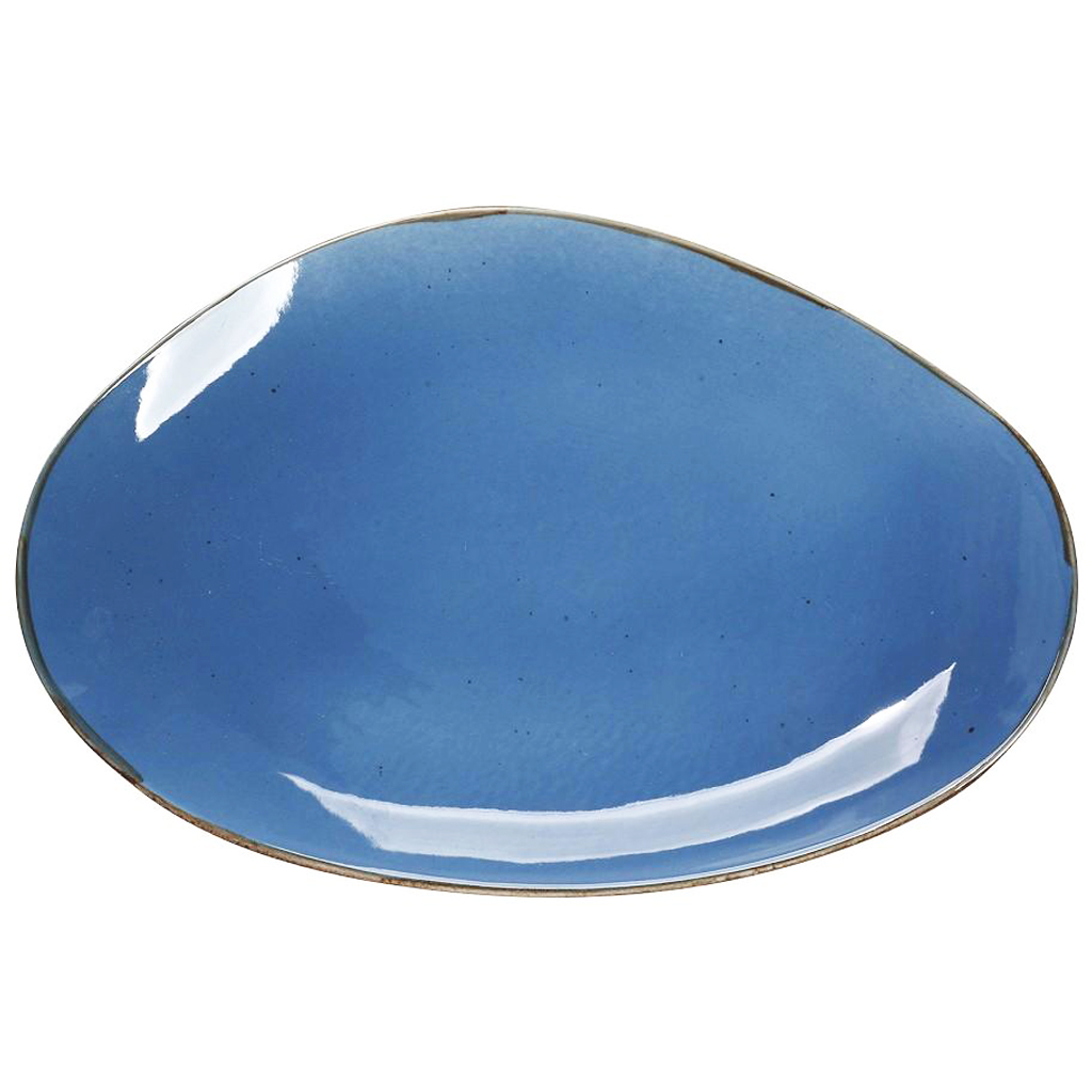 TERRA BLUE ΠΙΑΤΕΛΑ ΟΒΑΛ 36χ24.5χ2.5ΕΚ