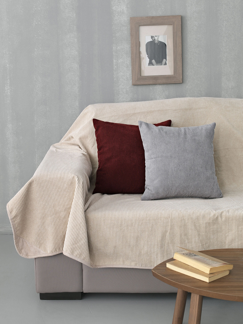 Ριχτάρι Πολυθρόνας GRANT STRIPE CREME Ριχτάρι Πολυθρόνας GRANT STRIPE CREME