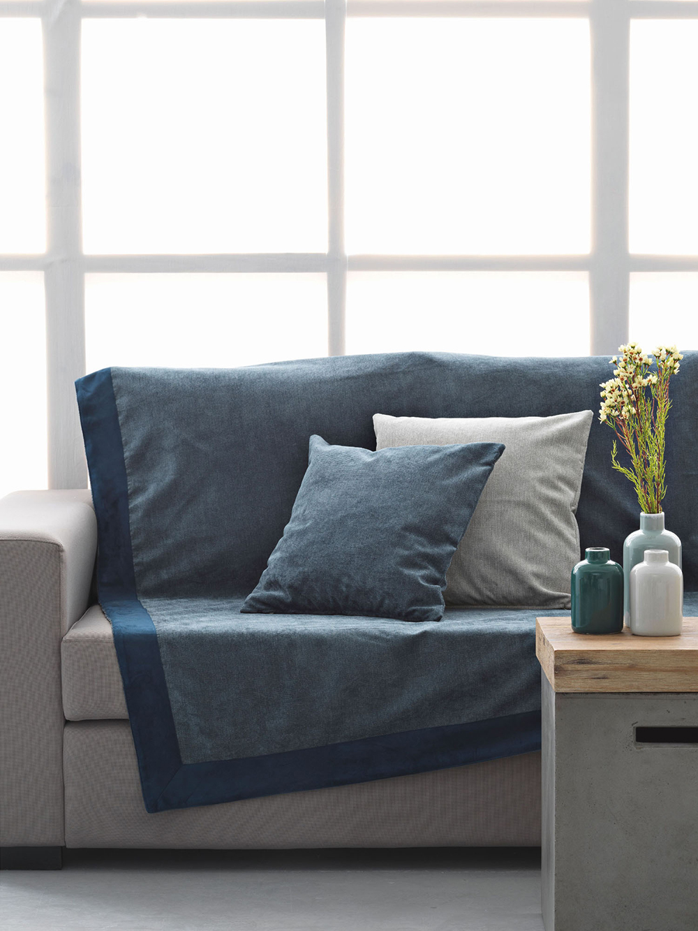 Ριχτάρι Πολυθρόνας BALLY DARK BLUE Ριχτάρι Πολυθρόνας BALLY DARK BLUE