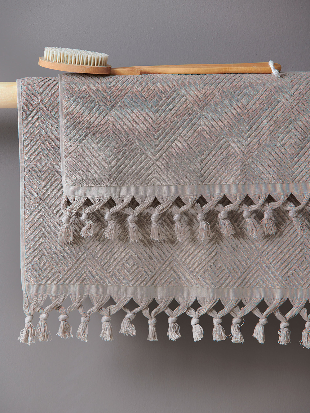 Πετσέτα Λουτρού Towels Collection 70x140 PYRAMIDA TAUPE Πετσέτα Λουτρού Towels Collection 70x140 PYRAMIDA TAUPE