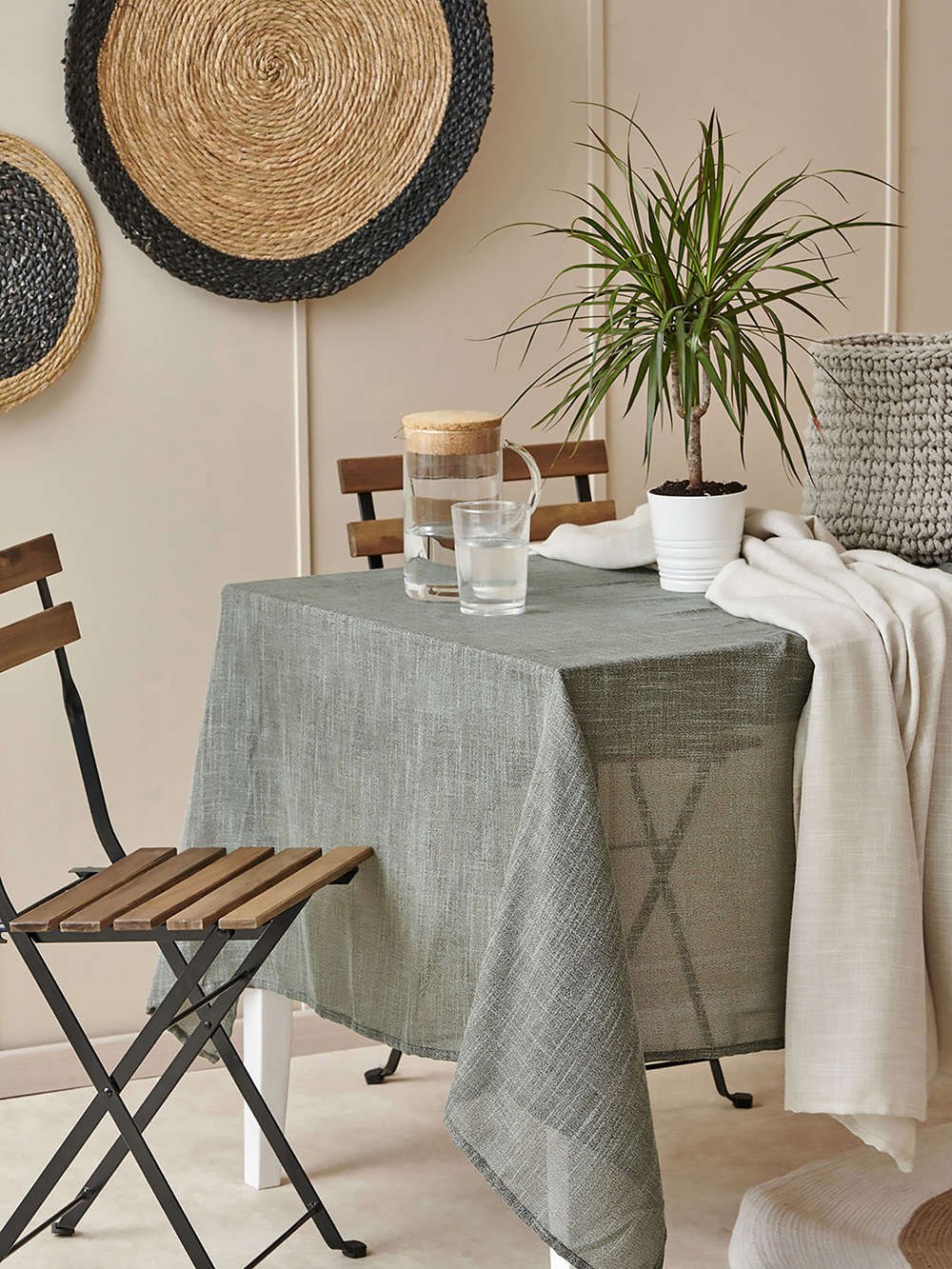 Τραπεζομάντηλο Formal Dinner 140x140 KALIA OLIVE