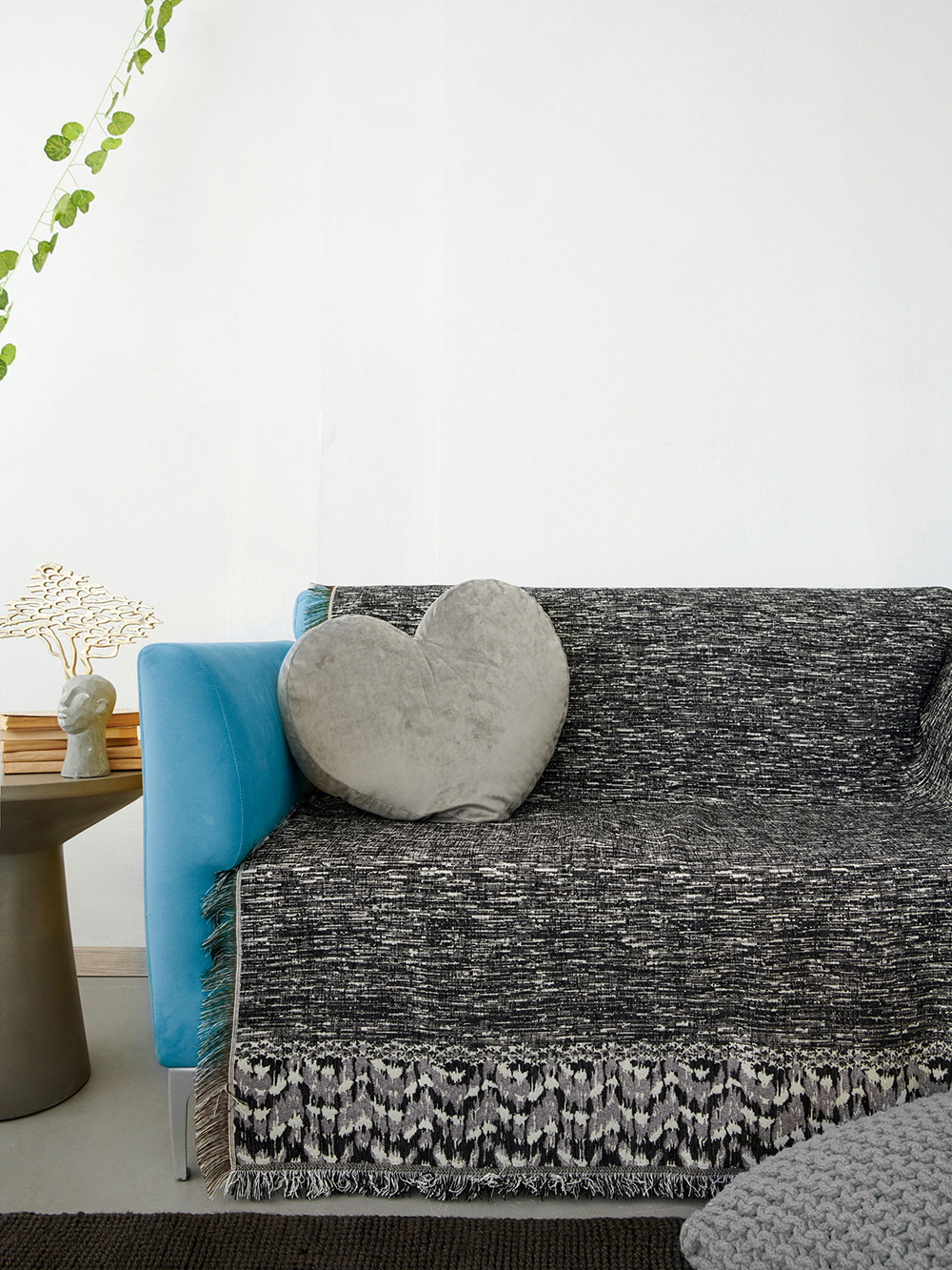 Ριχτάρι Τετραθέσιου Καναπέ Διπλής Όψης SIENA BLACK Ριχτάρι Τετραθέσιου Καναπέ Διπλής Όψης SIENA BLACK