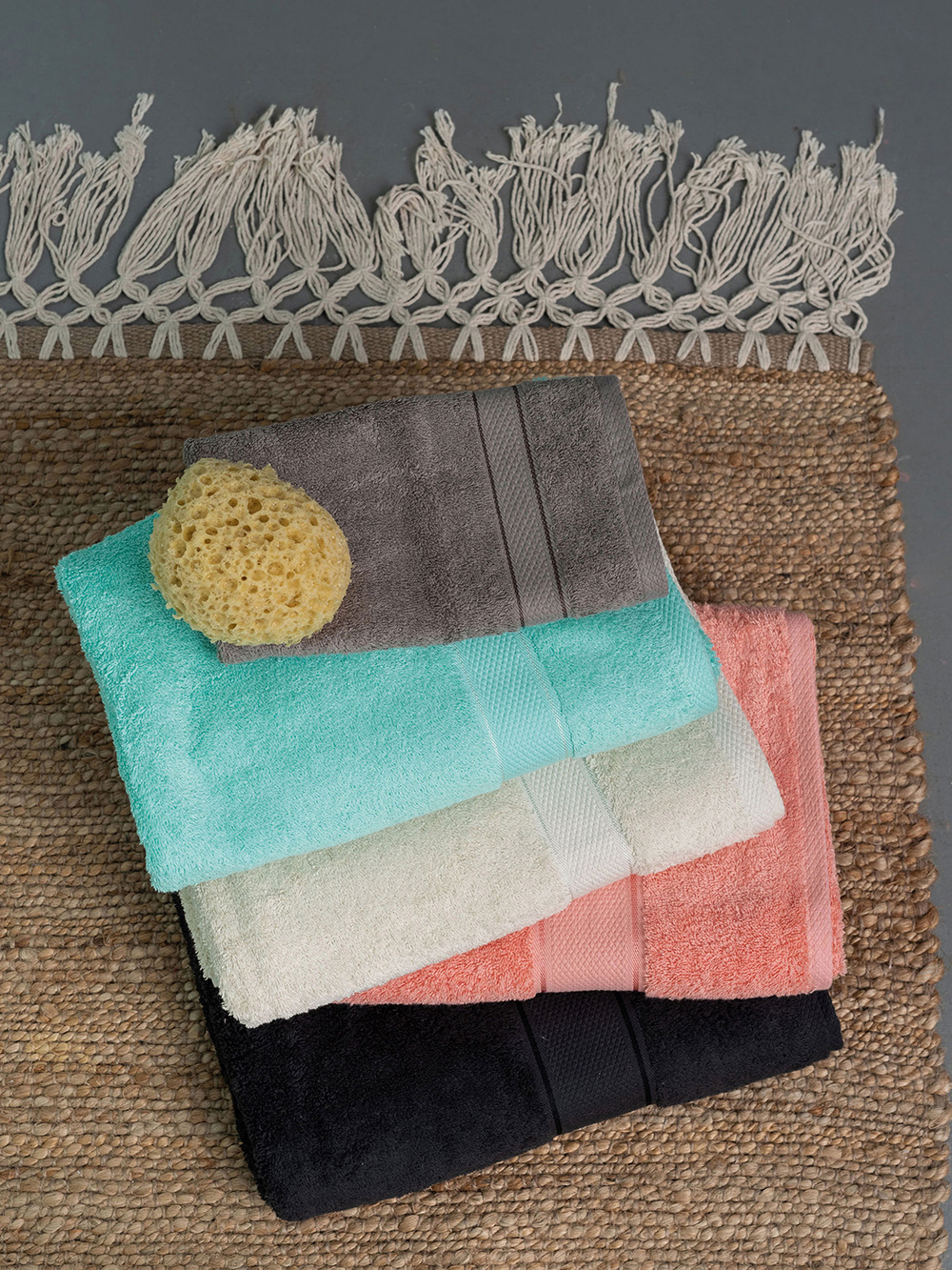 Σετ Πετσετες Towels Collection JOLIE BLACK Σετ Πετσετες Towels Collection JOLIE BLACK
