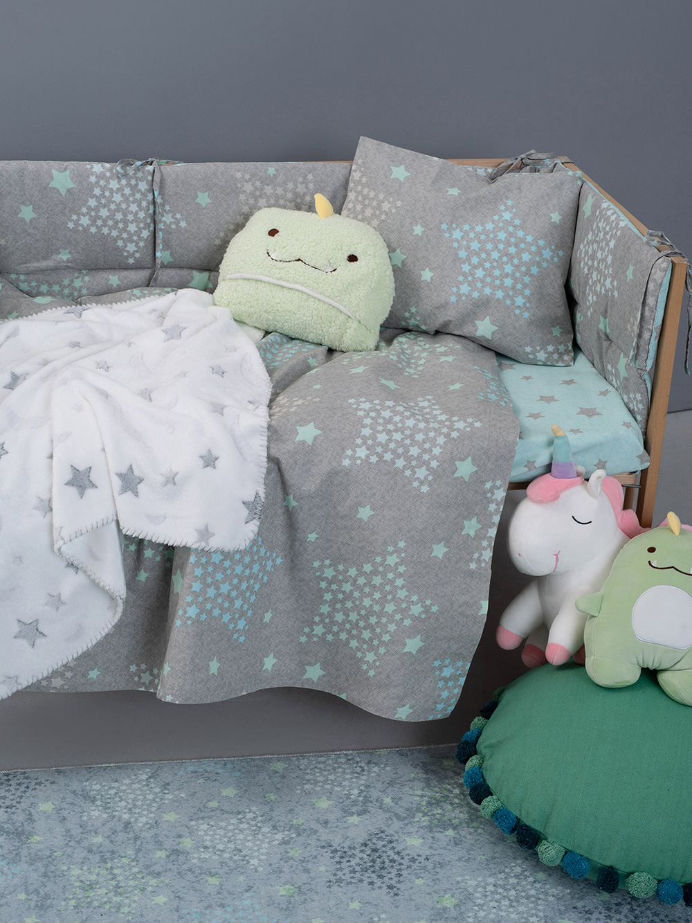 Σετ Σεντόνια Κούνιας My Kingdom 130x170 MK730