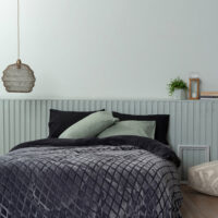 Κουβερτοπαπλωμα Υπέρδιπλο 220x240 NADINE COAL