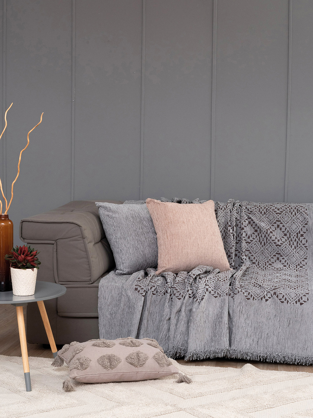 Ριχτάρι Πολυθρόνας PALERMO GREY