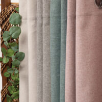 Κουρτίνα Με Τρουκς 140x260 FONTI CORAL