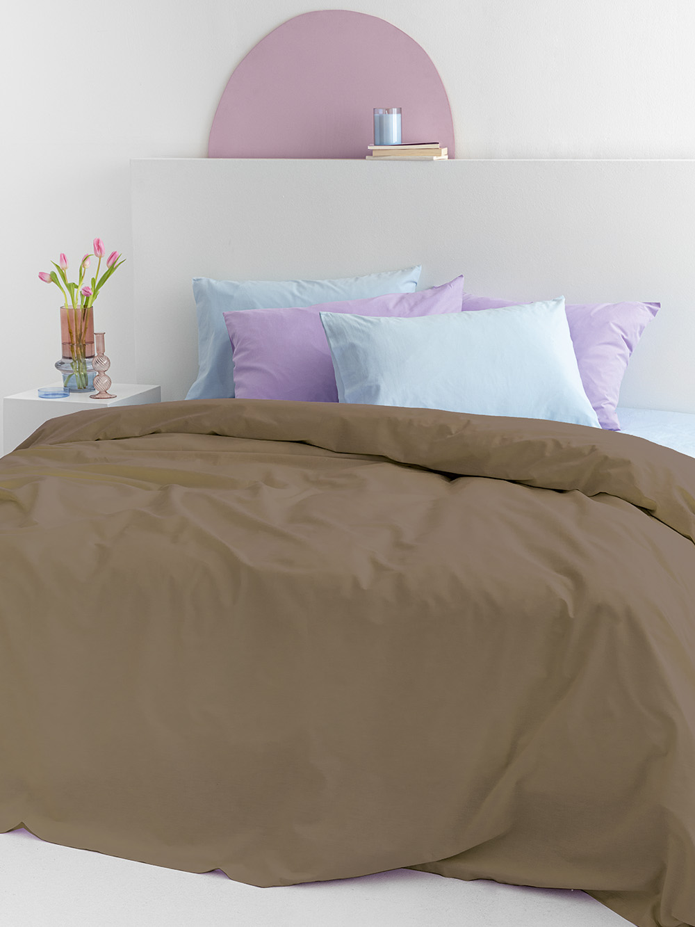 Παπλωματοθηκη Μονή 170x250 ETOILE  TAUPE