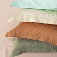 Ζεύγος Μαξιλαροθήκες Oxford 52x75 Sateen Riga CARAMEL