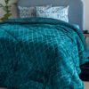 Κουβερτοπάπλωμα King size 240x260 NADINE/4 GREEN