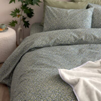 Σετ Μονά Σεντόνια Flannel Beauty 170x265 FB0226 Με Λάστιχο