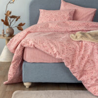 Σετ Μονά Σεντόνια Flannel Beauty 170x265 FB0233 Με Λάστιχο