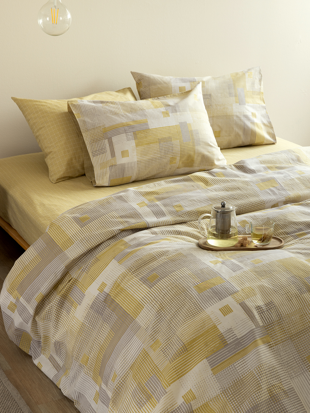 Σετ Μονά Σεντόνια Fashion Life 170x260 FL6251 Με Λάστιχο