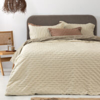 Κουβερλί υπέρδιπλο 220x240 TOT IVORY