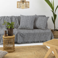 Ριχτάρι Τριθέσιου Καναπέ LEPARD GREY
