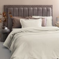 Σετ Παπλωματοθήκη Υπέρδιπλη 230x250 Posh Sateen IVORY