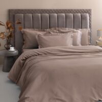 Σετ Παπλωματοθήκη Υπέρδιπλη 230x250 Posh Sateen TAUPE